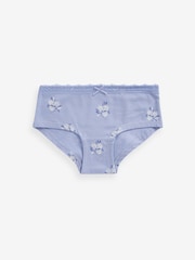 Green/Purple Ditsy Hipsters 5 Pack (2-16yrs) - Image 6 of 8