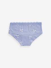 Green/Purple Ditsy Hipsters 5 Pack (2-16yrs) - Image 7 of 8