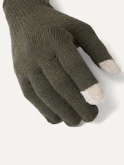 Sealskinz Green Hanworth Solo Merino Gloves - Image 2 of 3