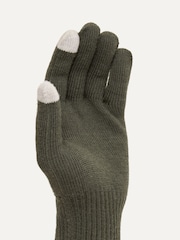Sealskinz Green Hanworth Solo Merino Gloves - Image 3 of 3