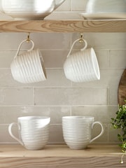 White Malvern Set of 4 Mugs - Image 1 of 3