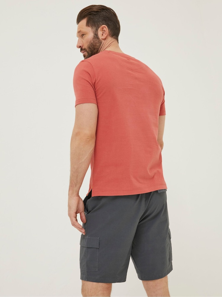 FatFace Red Surf Club T-Shirt - Image 2 of 4 FatFace Red Surf Club T-Shirt - Image 2 of 4