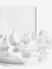 White Floral Tealight Candle Holder - Image 5 of 5
