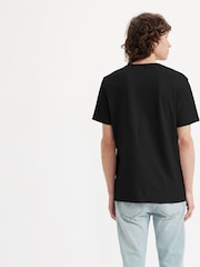 Levi's® Black 100% Cotton Original Housemark V-Neck T-Shirt - Image 2 of 5