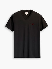 Levi's® Black 100% Cotton Original Housemark V-Neck T-Shirt - Image 5 of 5
