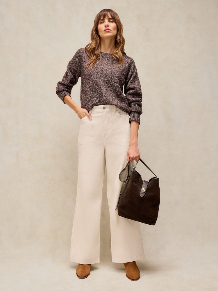Natur - White Stuff Tia Cord Wide Leg Trousers - Bild 2 von 6