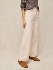 Natur - White Stuff Tia Cord Wide Leg Trousers - Bild 4 von 6