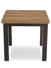 Dark Bronx 4 to 6 Seater Foldable Extending Rectangle Dining Table - Image 8 of 13
