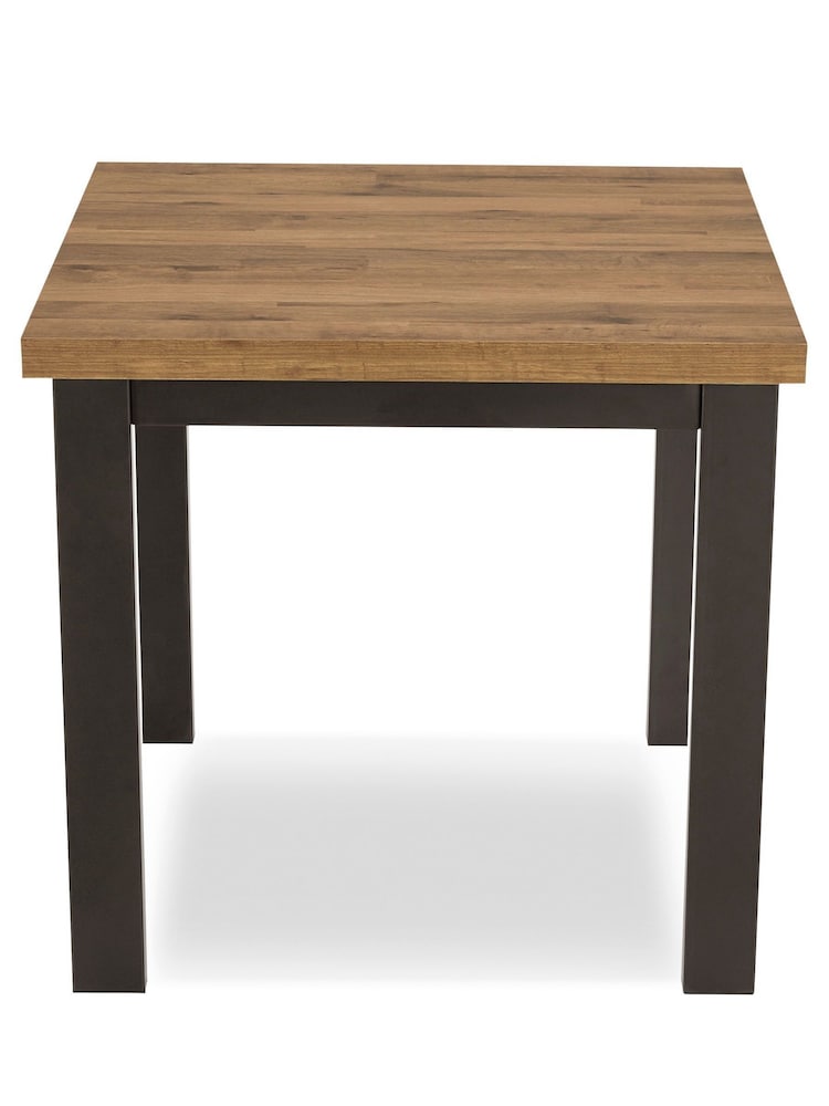 Dark Bronx 4 to 6 Seater Extending Rectangle Dining Table - Image 9 of 9