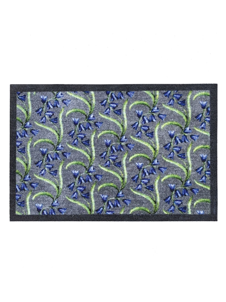 My Mat Blue Blubells Washable Nylon Doormat - Image 2 of 2
