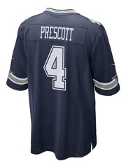 Nike Blue NFL Dallas Cowboys Home Game Jersey - Dak Prescott - Image 3 of 3
