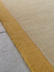 Origin Rug Collection. Ochre Borders Rug - Image 3 of 3
