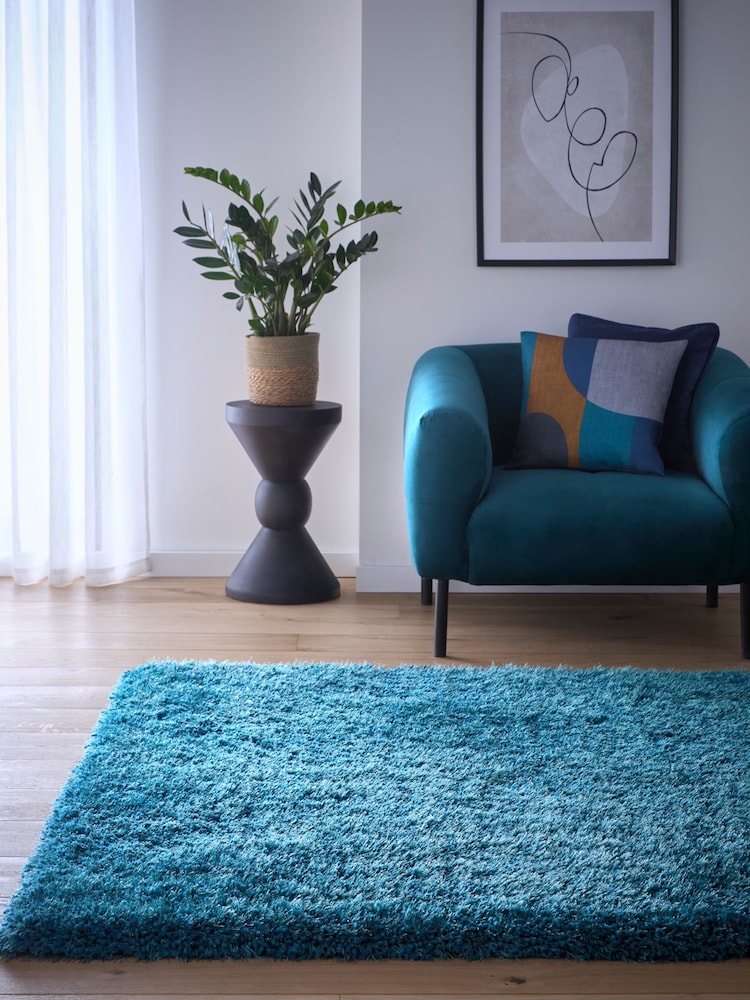 Origin Rug Collection. Dark Teal Chicago Rug - Image 1 of 4