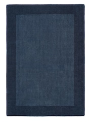 Origin Rug Collection. Navy Borders Rug - Image 2 of 3