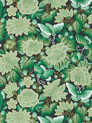Sanderson Green Amar Butterfly 10.05M Wallpaper - Image 1 of 1