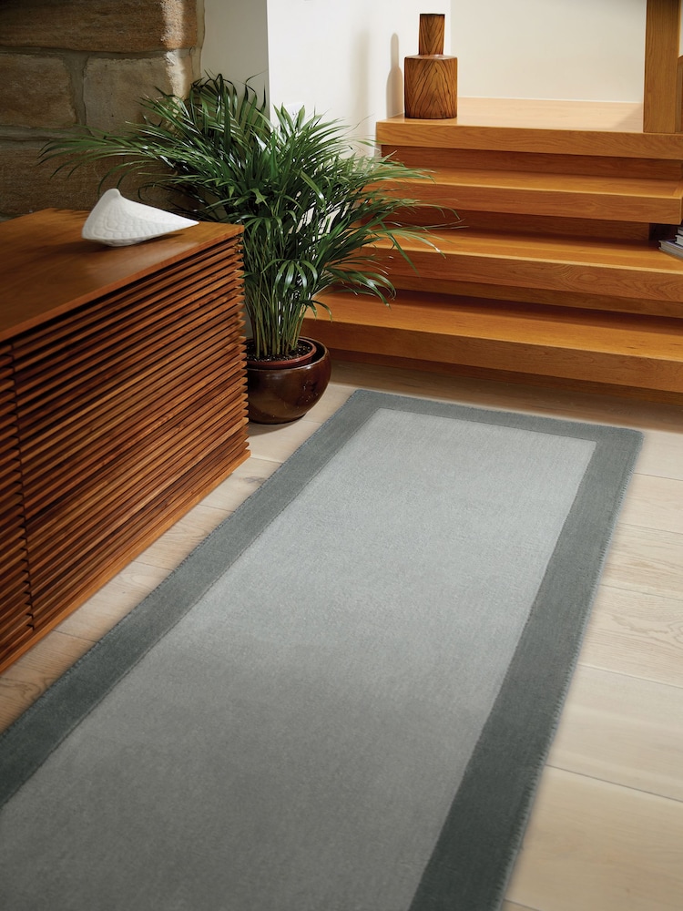 Origin Rug Collection. Grey Borders Rug - Image 1 of 2