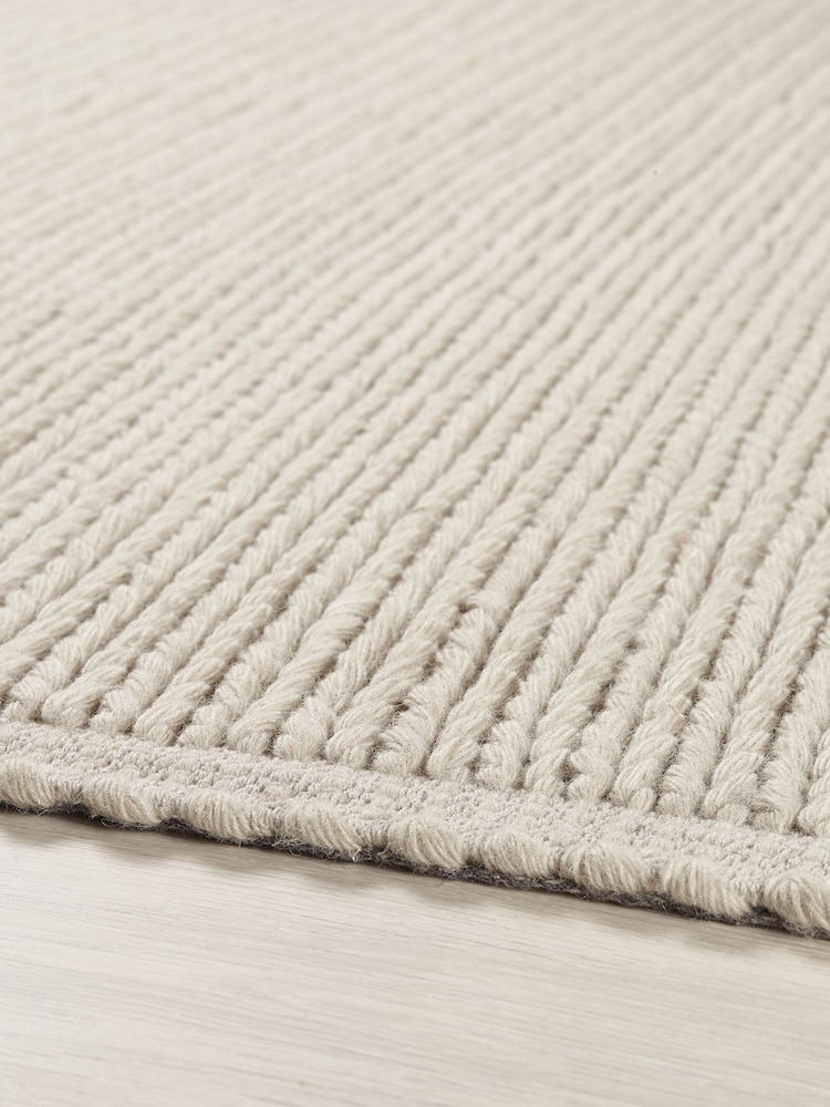 Origin Rug Collection. Natural Cable Rug - Image 6 of 6