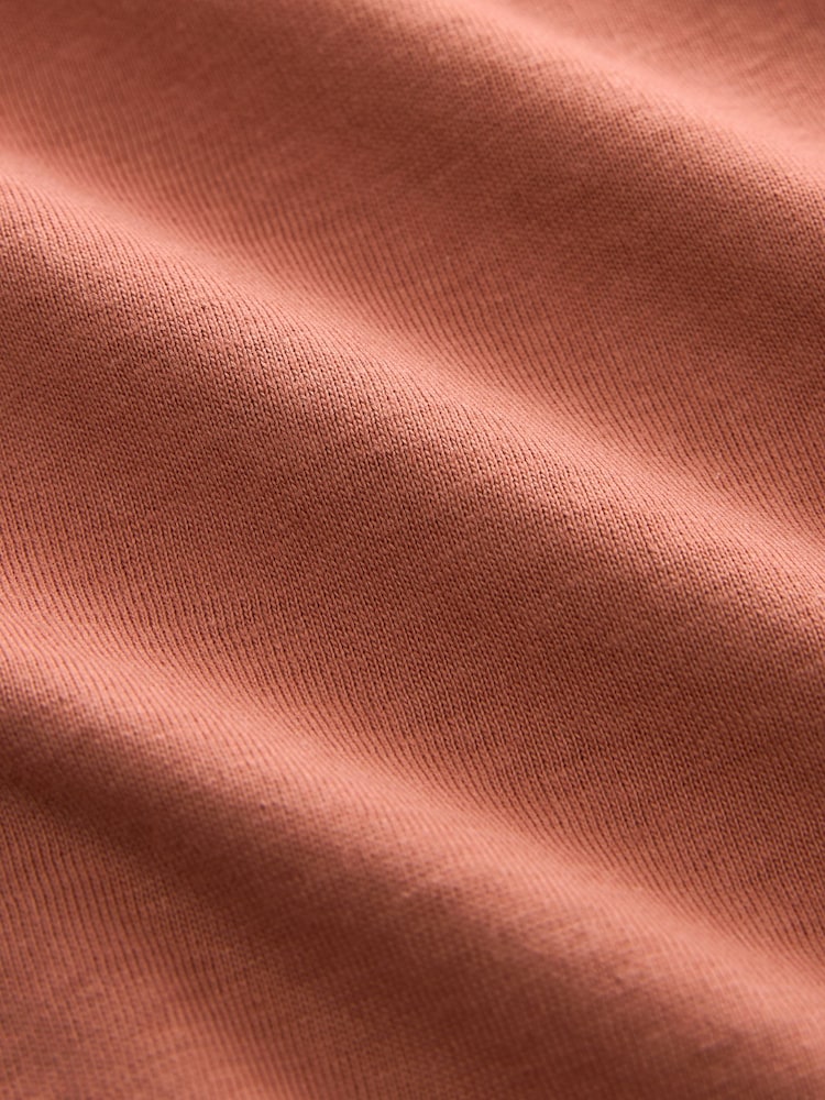 Rust Stripe Cotton Short Sleeve Pyjamas - Image 7 of 7