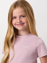 Gym King Pink 365 Fitted T-Shirt - Image 4 of 4