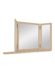 Light Brown Hampton Country Luxe Painted Oak Dressing Table Mirror - Image 4 of 8