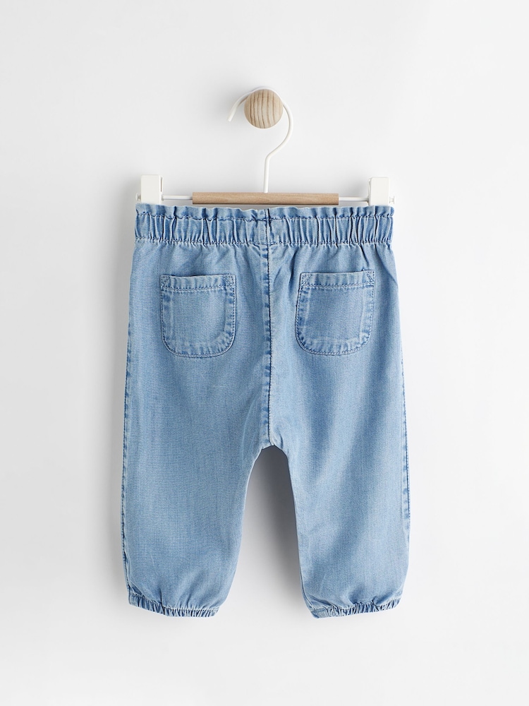 Denim Loose Fit Baby Trousers - Image 2 of 6 Denim Loose Fit Baby Trousers - Image 2 of 6
