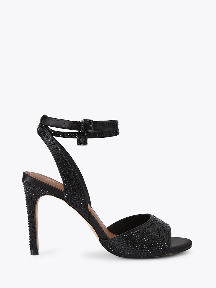 Kurt Geiger London Black Brixton Ankle Strap Sandals - Image 1 of 5 Kurt Geiger London Black Brixton Ankle Strap Sandals - Image 1 of 5