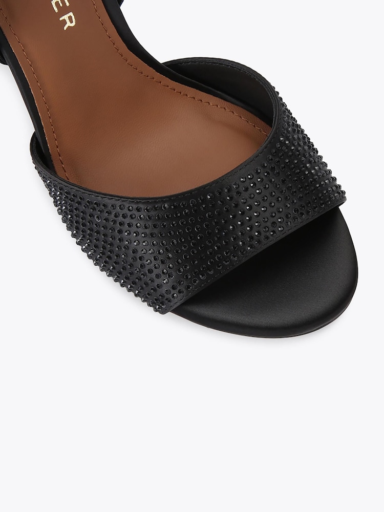 Kurt Geiger London Black Brixton Ankle Strap Sandals - Image 5 of 5 Kurt Geiger London Black Brixton Ankle Strap Sandals - Image 5 of 5