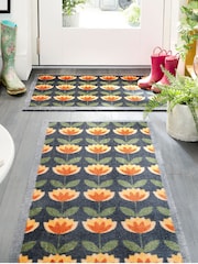 My Mat Retro Floral Washable Nylon Runner - Image 1 of 3