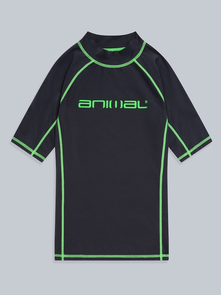 Animal Black Kids Kai Rash Vest - Image 2 of 3