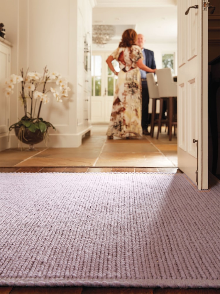 Origin Rug Collection. New Blush Cable Rug - Image 1 of 4