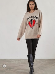 Religion Natural Oversized Jumper - Image 3 of 8