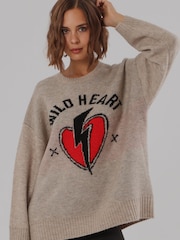 Religion Natural Oversized Jumper - Image 7 of 8