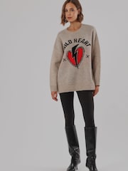 Religion Natural Oversized Jumper - Image 8 of 8