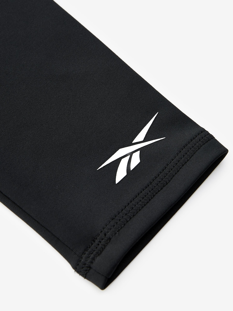 Reebok Black Logo Tape High Waist Leggings - Image 3 of 3
