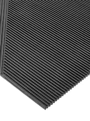 My Mat Black Reversible Rubber Curve Doormat - Image 3 of 3