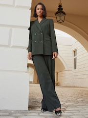 Dark Green Rochelle Humes Tailored Double Breasted Blazer - Image 2 of 6