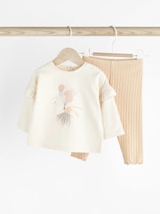 Ballet Bunny Baby Top And Leggings Set - Image 1 of 8