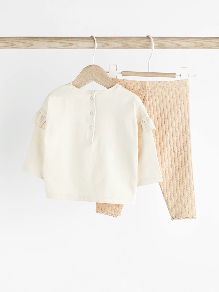 Ballet Bunny Baby Top And Leggings Set - Image 2 of 8