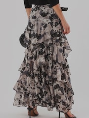 Religion White Laura Multi layer Ruffle Maxi Skirt - Image 6 of 8