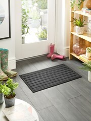 My Mat Black Ridged Scraper Doormat - Image 2 of 4