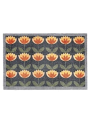 My Mat Retro Floral Washable Nylon Doormat - Image 3 of 3