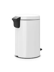 Brabantia White NewIcon 12L Pedal Bin - Image 4 of 6