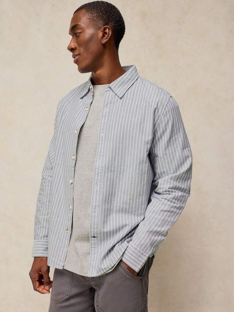 Көк - White Stuff Bruton Oxford жейдесі - 6суретінің 1 суреті
