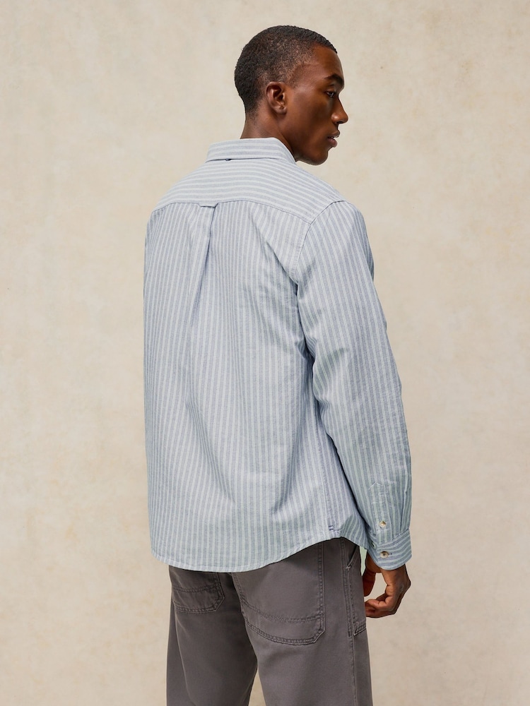 Көк - White Stuff Bruton Oxford жейдесі - 6суретінің 2 суреті