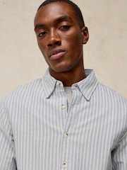 Көк - White Stuff Bruton Oxford жейдесі - 6суретінің 4 суреті
