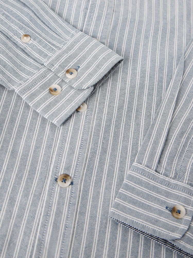 Көк - White Stuff Bruton Oxford жейдесі - 6суретінің 6 суреті
