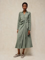 White Stuff Yara Tie Side Shirt Dress - Bilde 1 av 6