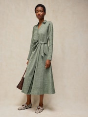 White Stuff Yara Tie Side Shirt Dress - Bilde 3 av 6