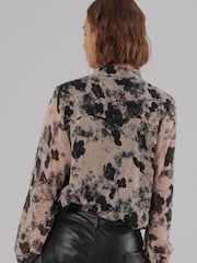 Religion Nude Alfa V-Neck Blouse With Tie Sash - Image 6 of 8