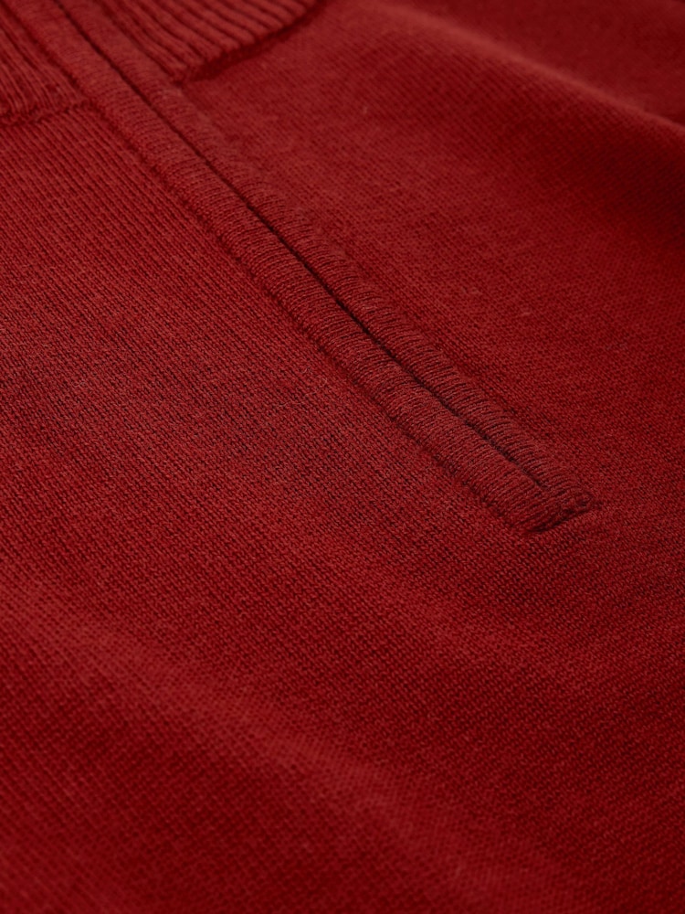 Rojo - Suéter con cuello alzado de lana de merino Conway de White Stuff - Imagen 6 de 6